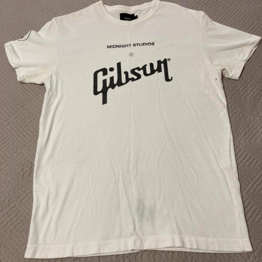 Midnight Studios x Gibson capsule collection tshirt (2016)